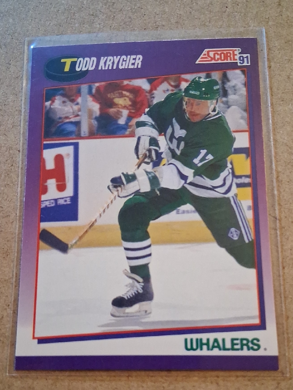 Todd Krygier Whalers Hockey Cards